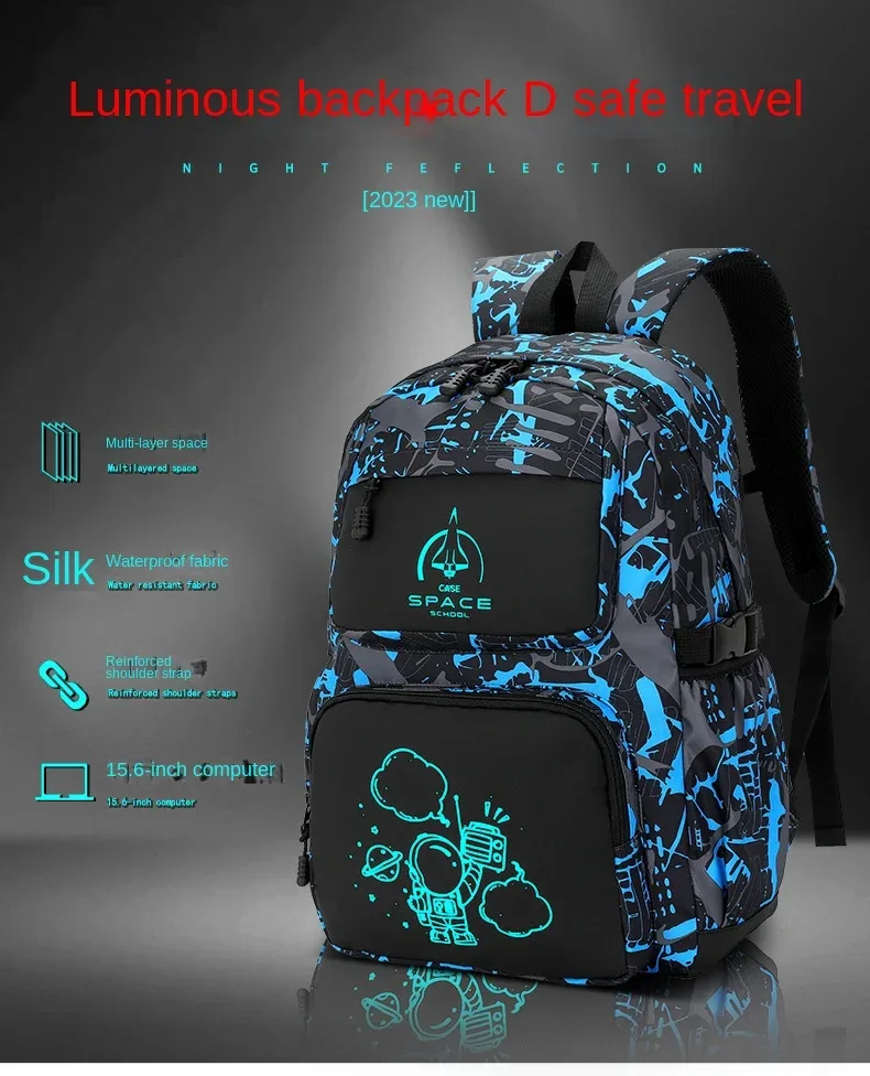 sac à dos scolaire léger et imperméable pour garçons, grande capacité, idéal pour les élèves de la 3ème à la 6ème année, sac de voyage décontracté à bandoulière pour étudiants