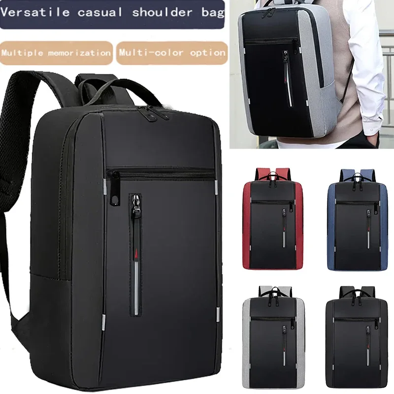 Sac à dos pour ordinateur portable d'affaires, grande capacité, antichoc, sac d'ordinateur décontracté, bureau, voyage, sac à bandoulière pour le travail