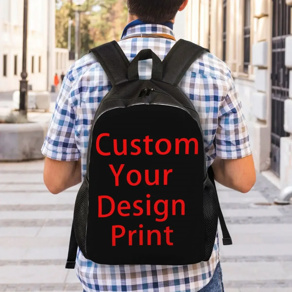 sacs à dos imprimés personnalisés en 3d pour garçons et filles, sacs de voyage pour écoliers, hommes et femmes, pour ordinateur portable de 15 pouces