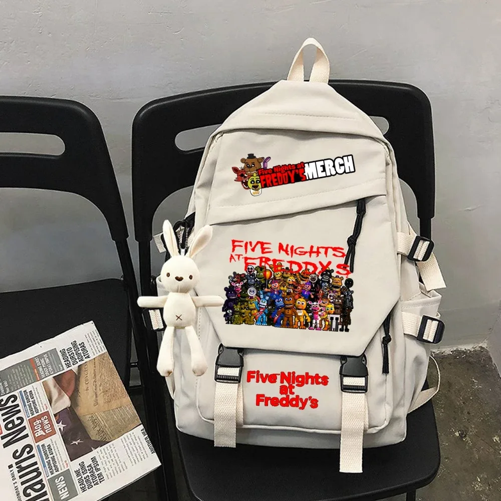 fnaf-sac à dos d'école décontracté pour enfant et adolescent, cadeau mochila