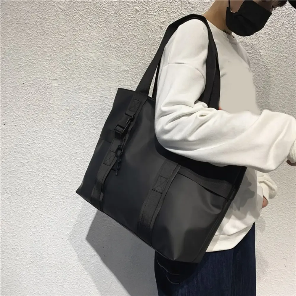 Sac fourre-tout imperméable et durable pour homme, grande capacité, en tissu Oxford, sac de voyage décontracté, sac de sport en nylon, streetwear
