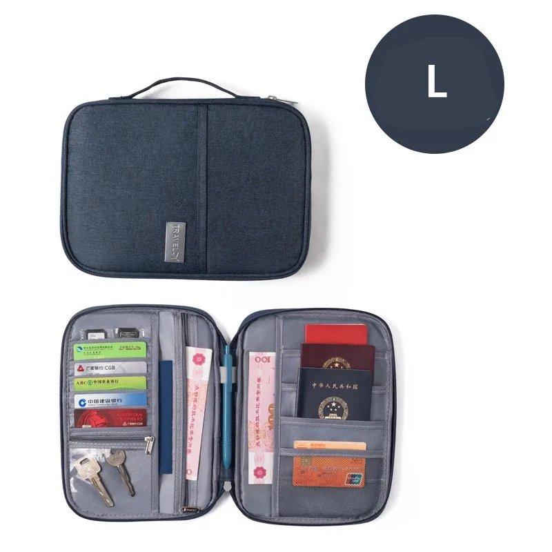 porte-passeport familial pour femmes, organiseur de documents de voyage, porte-cartes de crédit imperméable