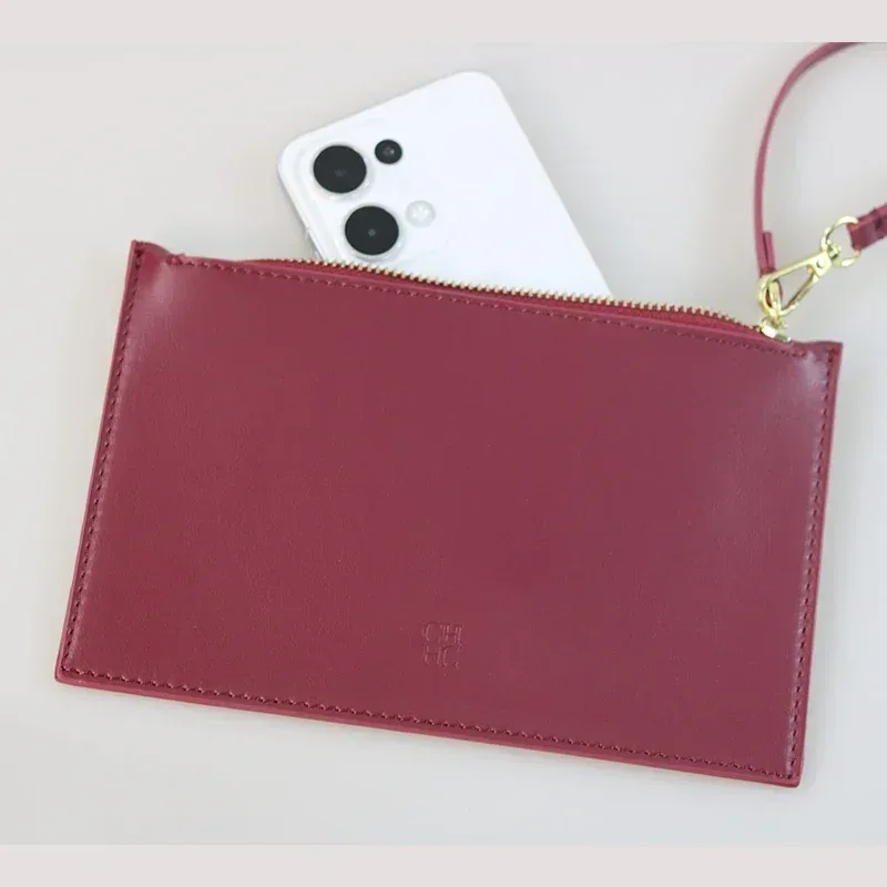 sac de rangement professionnel en cuir de marque ch, disponible en plusieurs couleurs, petit sac étanche avec fermeture éclair