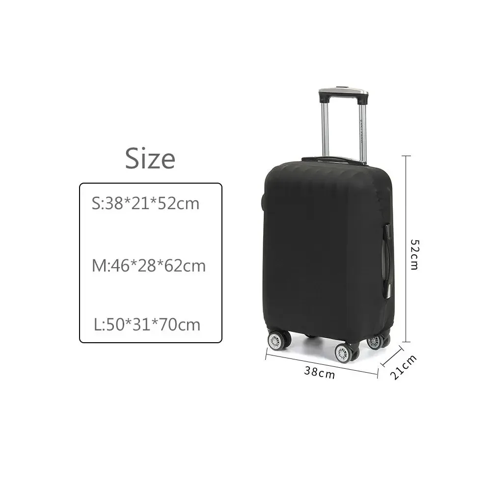 housse de protection pour bagages, housse élastique en soie de lait pour valise, housse de chariot, accessoires de voyage