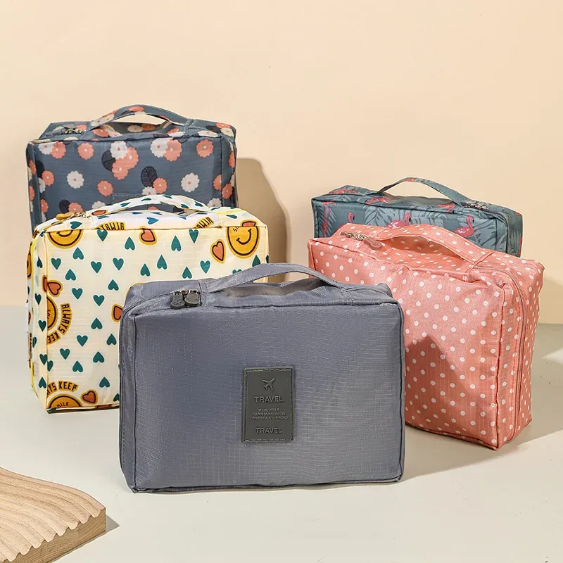 Sac de voyage imperméable pour maquillage et articles de toilette pour femmes |   Organisateur de cosmétiques portable, pochette de douche suspendue