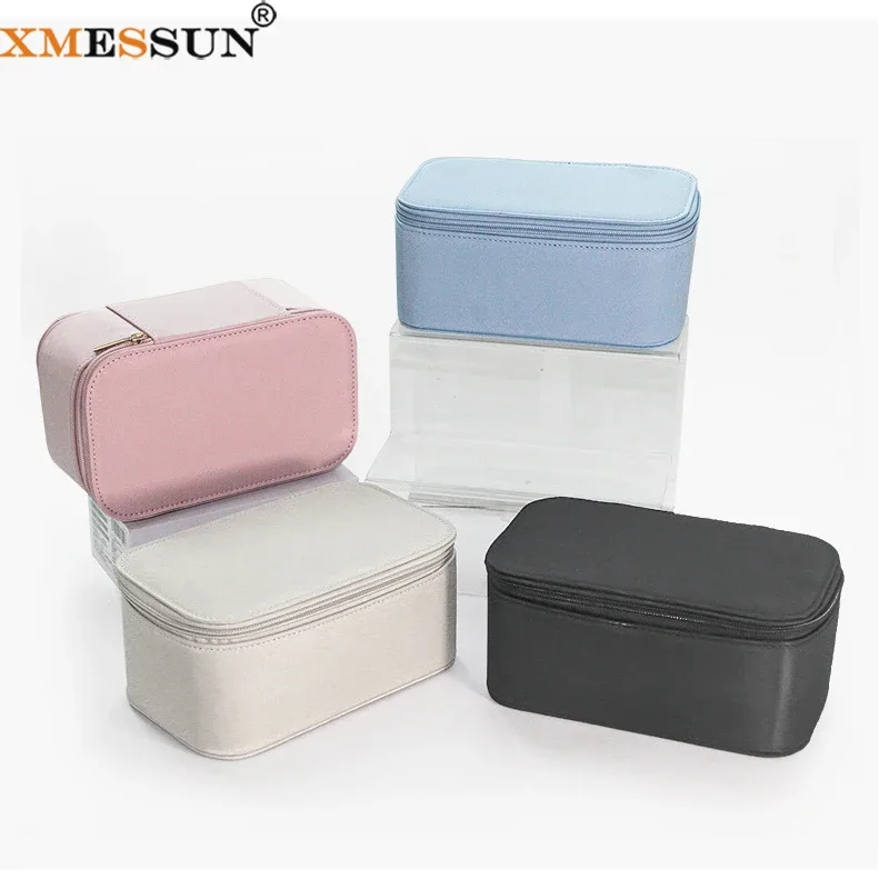 xmessun femmes nouvelle tendance trousse de toilette de voyage oxford, design mode sac à maquillage casual féminin étanche boîte de rangement cosmétique