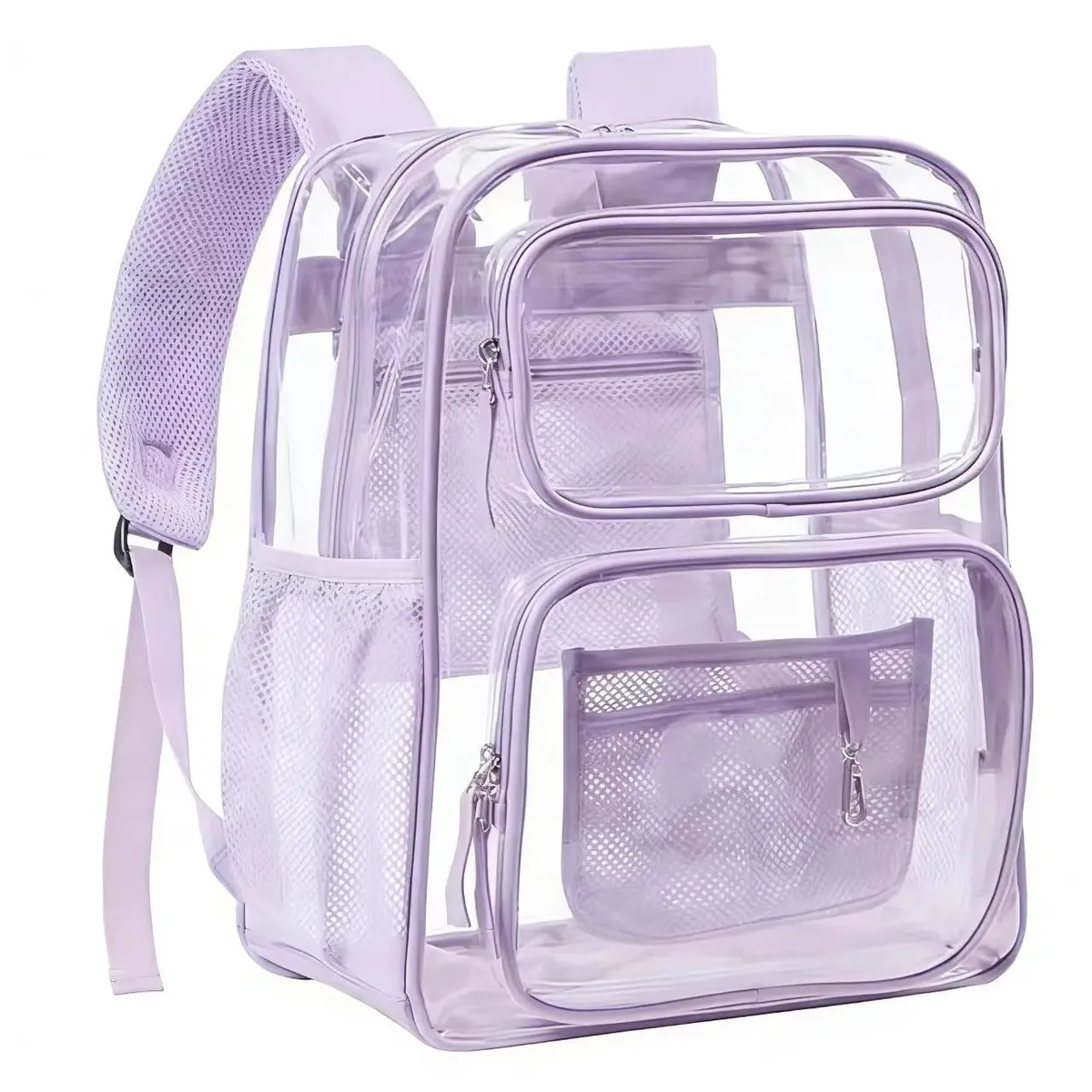 sac à dos transparent en pvc, petit sac à dos transparent durable, mini sac transparent portable et léger, mignon, pour le travail, les sports de plein air, nouveauté 2026
