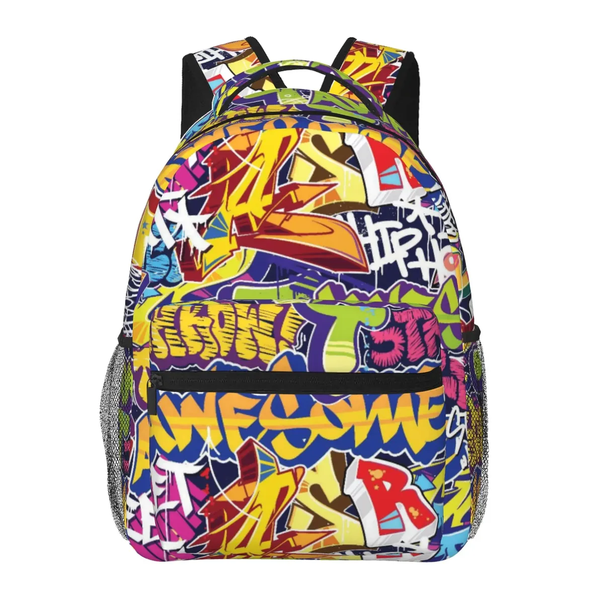 sacs à dos graffiti amusants, sacs à dos pour ordinateur portable, sacs à dos pour ordinateur, sacs à dos de randonnée, sacs à dos de voyage pour femmes et hommes