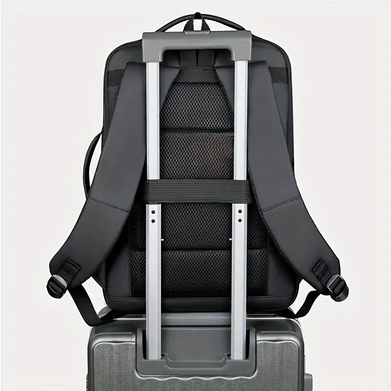 sac à dos d'affaires de grande capacité pour hommes, sac à dos d'étudiant à la mode, sac d'ordinateur multifonctionnel pour ordinateur portable