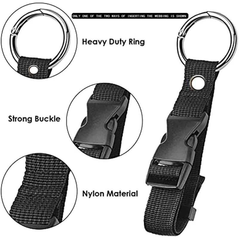 sangle de fixation pour bagages de voyage, sangle externe pour sac à dos, sangle portable avec boucle de déverrouillage, sangle de bagage pour sac supplémentaire, support de veste