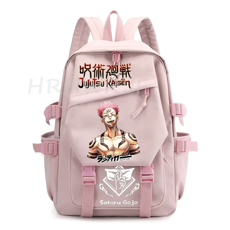 sac à dos anime jujutsu kaisen gojo satoru, grande capacité, pour ordinateur portable, école, voyage, pour femmes et hommes, mochilas décontractées