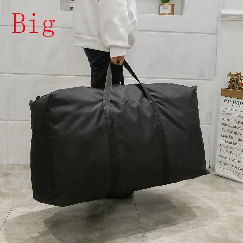 sac à bagages pliable mince unisexe de grande capacité, sacoche de dehors portable, décontractée, légère, pour homme, -du-- end, oxford, rangement de vêtements