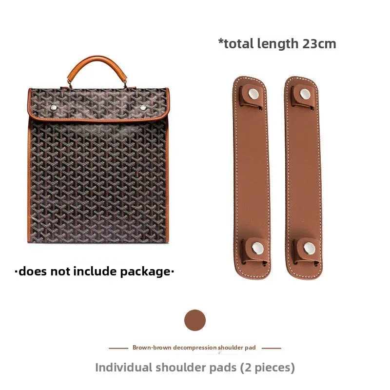 accessoires de sac de luxe en cuir véritable, sangle réglable avec fermeture magnétique, remplacement pour un confort optimal des épaules, sac à dos de créateur haut de gamme