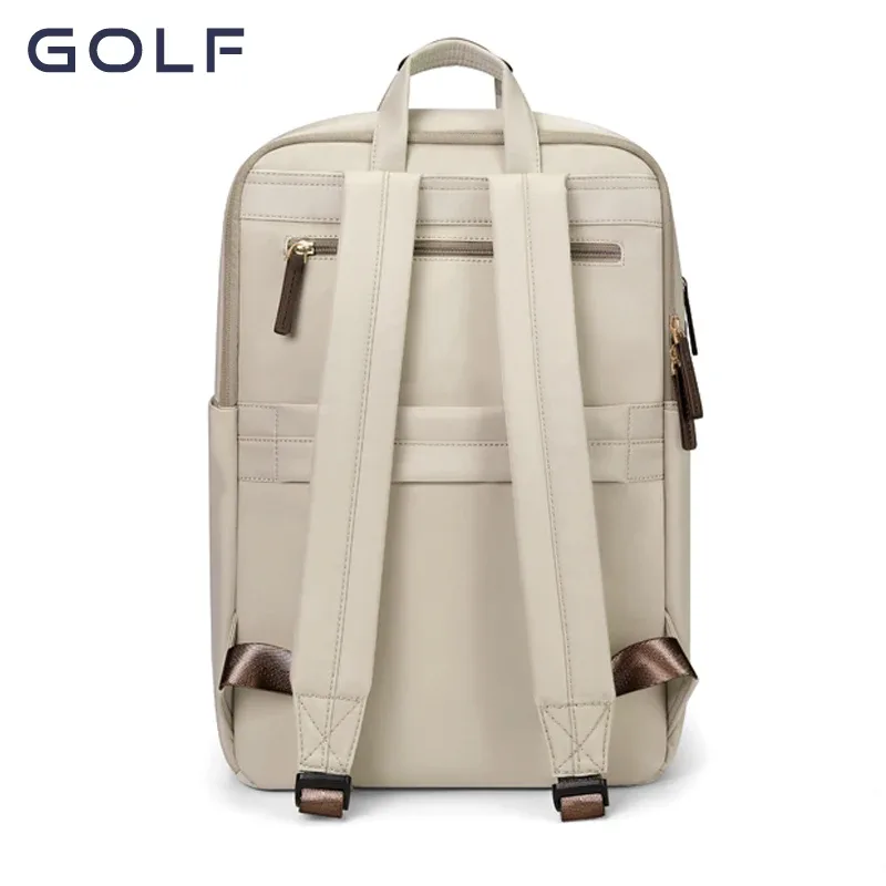 sac à dos d'affaires de golf pour femmes, sac à dos mince pour ordinateur portable de 15 à 6 pouces et 13 pouces, sac de voyage simple, sac d'école en nylon étanche