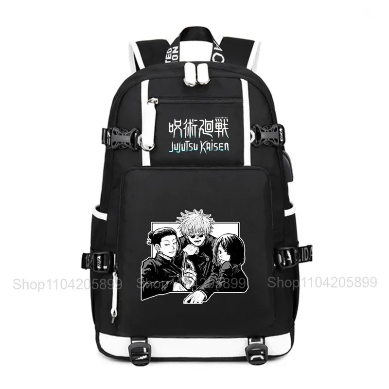 sac à dos jujutsu kaisen, mochila anime, cartable pour étudiants et adolescents, sacs d'école pour garçons et filles, grand sac à dos de voyage quotidien, cadeau