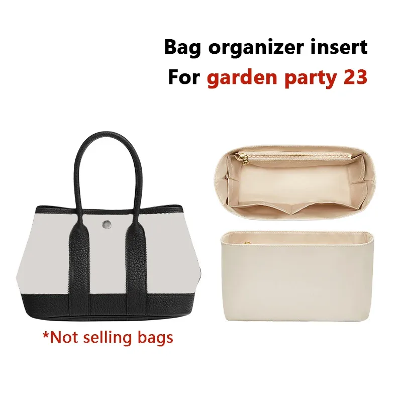 insert de sac en nylon pour fête de jardin, organisateur de sacs 23 30 36, support de forme, rangement bien organisé, léger, durable, ajustement parfait