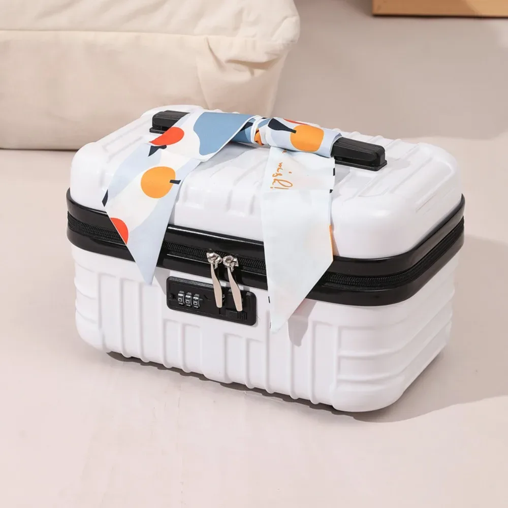 petite trousse de toilette 17 pouces, trousse de toilette portable de grande capacité, sac de rangement pour articles de toilette, sac de voyage miniature élégant et durable, pochette de rangement
