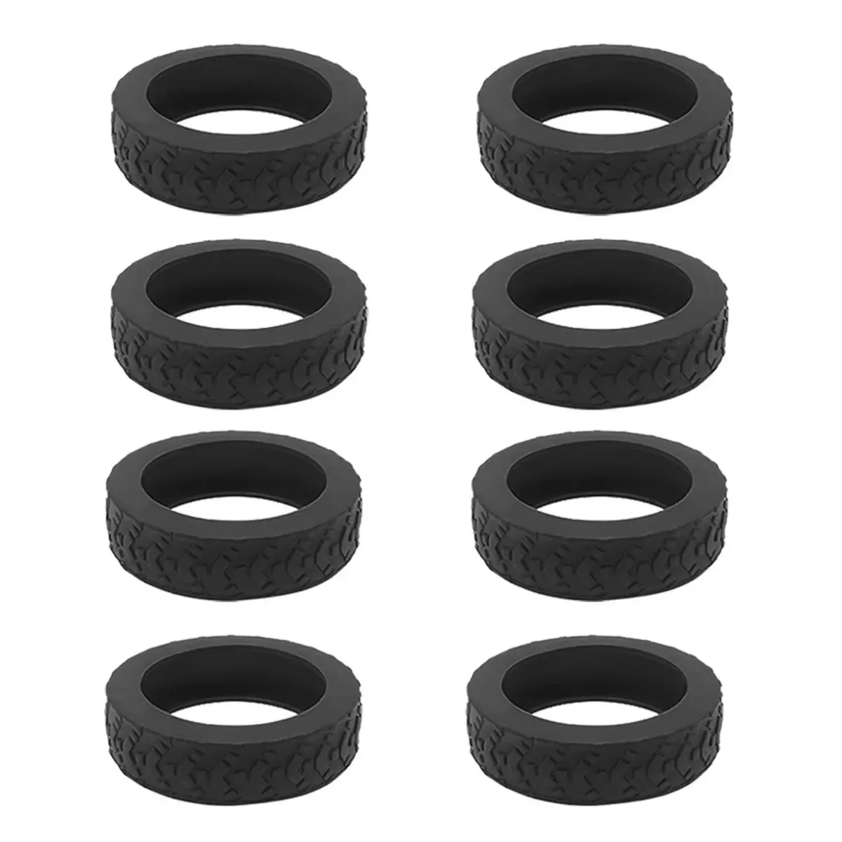 roues universelles pour valises, 8 pièces, roulettes en silicone résistantes à l'usure, pour valises 