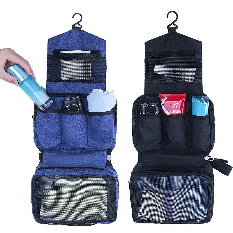 Trousse de Toilette de Voyage pour Homme et Femme, Trousse de Maquillage Étanche, pour la miles, les Poudres Lavantes, Sac à Main