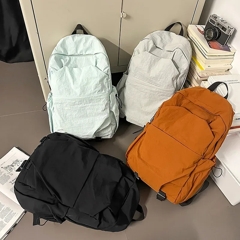 sac à dos de voyage décontracté en nylon unisexe grande capacité 36-55l respirant et confortable pour usage quotidien, compatible ordinateur portable 14 pouces