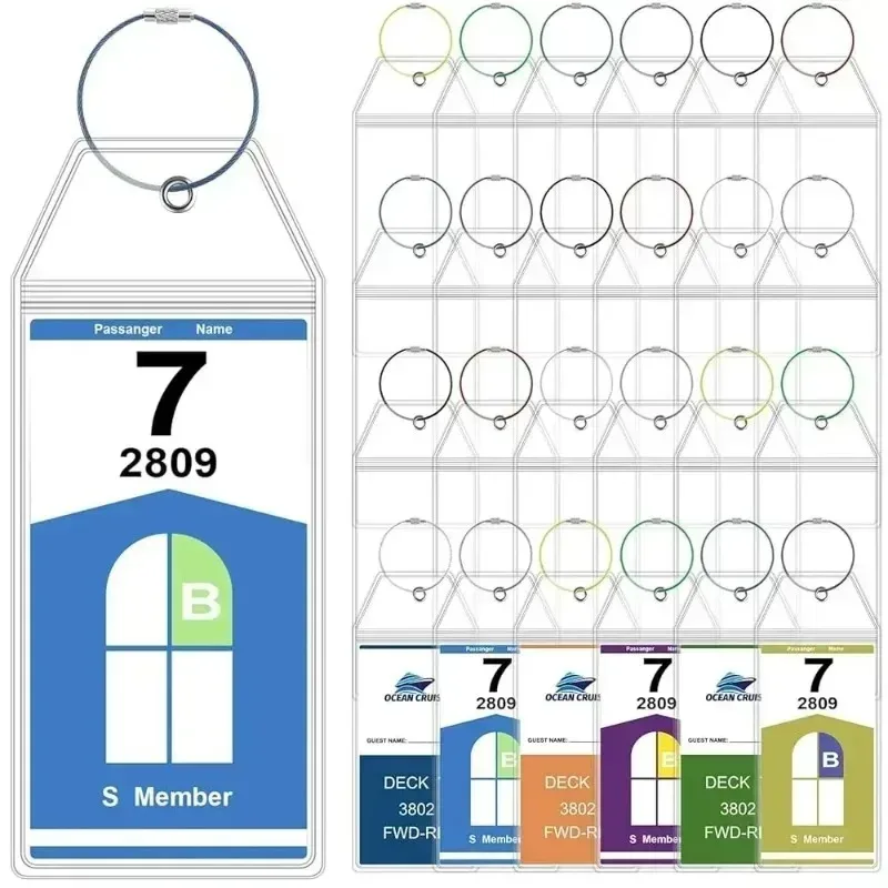nouvelles étiquettes de bagage en pvc souple et caoutchouc, étiquettes de voyage étanches, protège-cartes d'étiquettes de bagage, étiquettes de bateau 2026