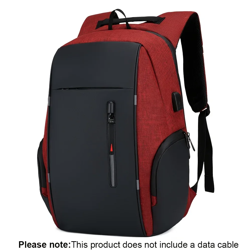 sac à dos antivol pour ordinateur portable 15 pouces pour hommes, sac d'affaires de grande capacité, sac à bandoulière de voyage, multifonctionnel avec sacs à dos usb