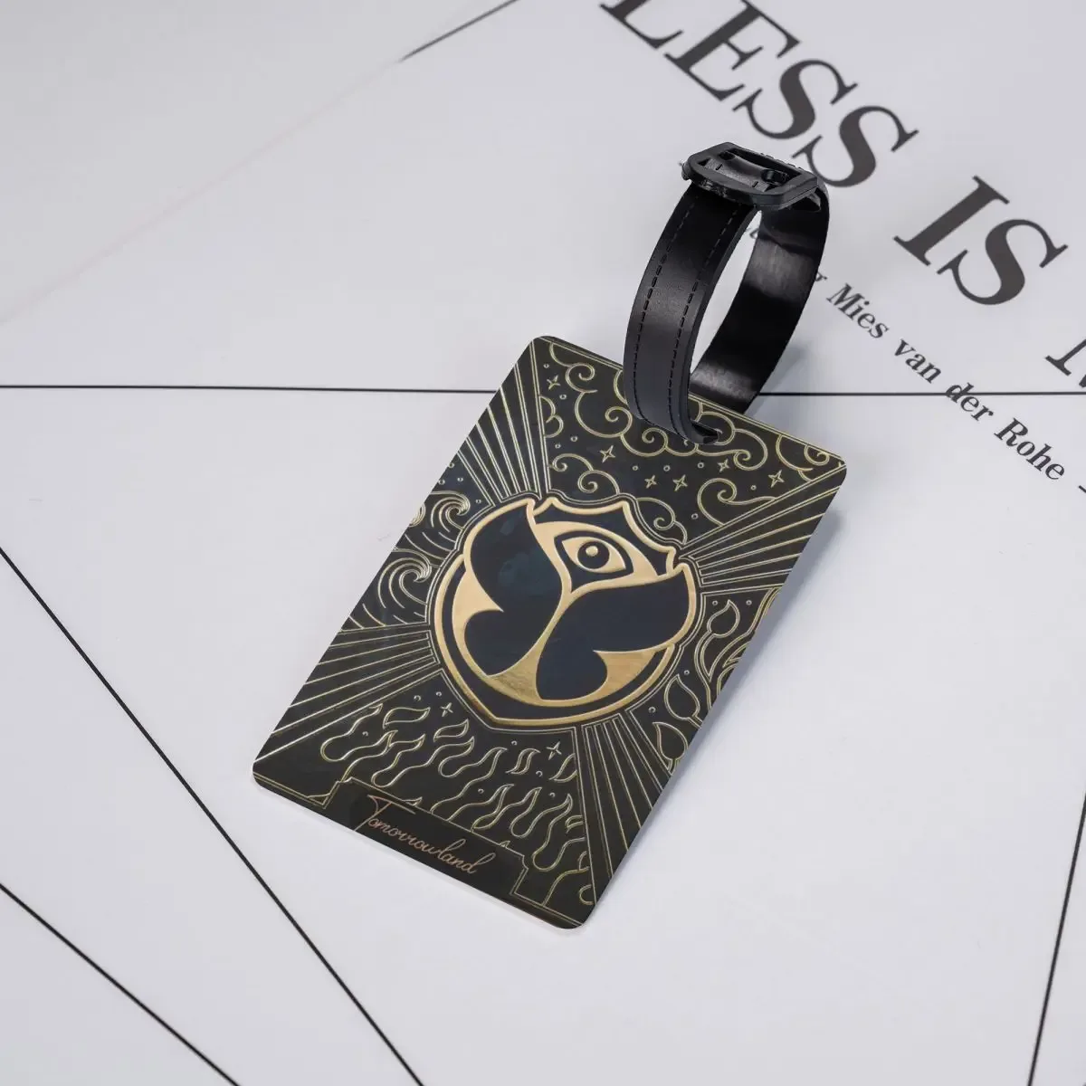 tomorrowland-étiquette de bagage personnalisée, protection de la vie privée, danse électronique belge, festival de musique, étiquettes de bagage, sac attro, valise