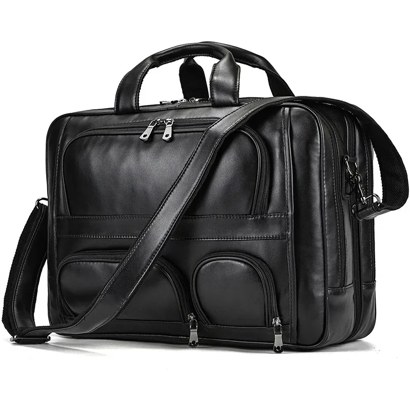 newsbirds porte-documents en cuir véritable sac de travail de bureau sacs pour ordinateur portable en cuir véritable 17 pouces brève étui sacs ordinateur portable sacs à main de voyage