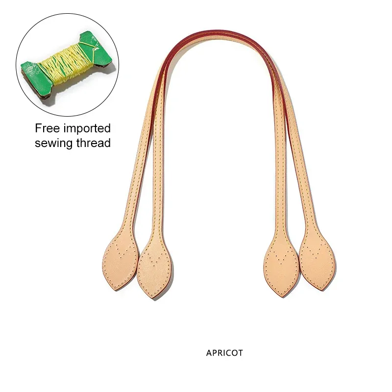 ceinture en cuir tanné végétal de 60cm, bretelles d'épaule de remplacement de bande de ceinture en cuir véritable pour sac à main féminin, poignée de sac à dos