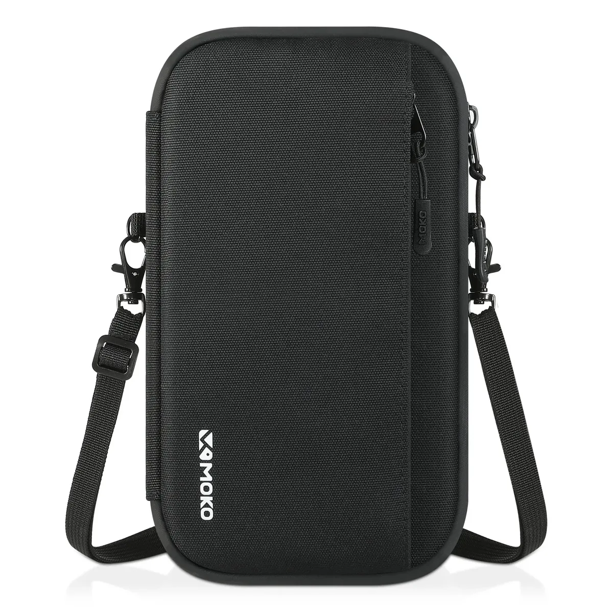 Porte-passeport familial MoKo pour 8 personnes, portefeuille de passeport avec blocage RFID, trou pour AirTag et bandoulière, organiseur de documents de voyage