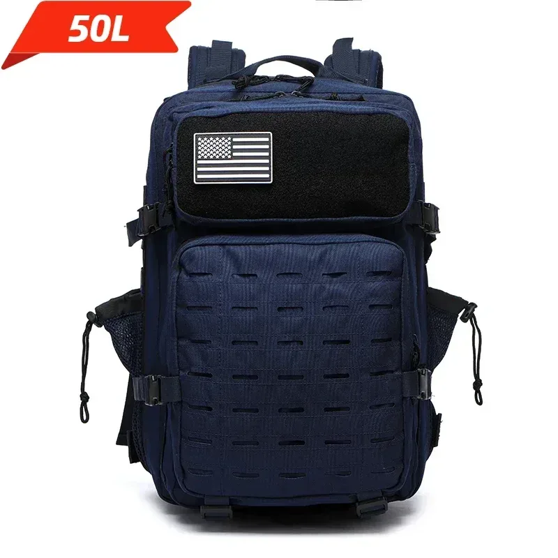 25l/50l étanche avec 2 porte-bouteilles sac à dos salle de sport voyage en plein air randonnée pêche trekking sacs à dos 13 pouces pochette d'ordinateur