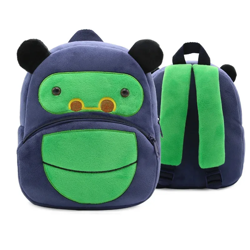 sacs à dos d'animaux de dessin animé 3d pour enfants, sac d'école en peluche douce pour enfants de la maternelle, cartables kawaii pour enfants, filles et garçons