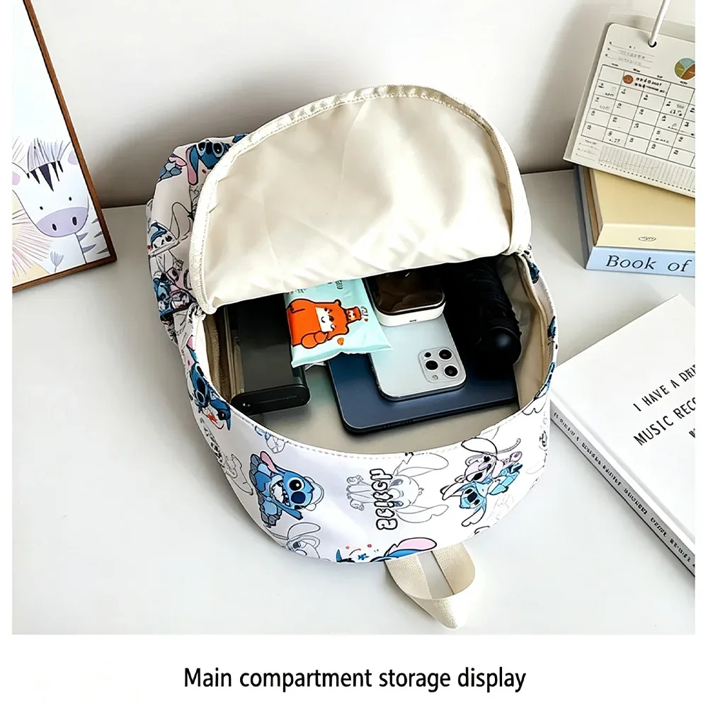 sac à dos scolaire grande capacité à double bandoulière, motif dessin animé, pour loisirs en extérieur, cadeau de collection charmant