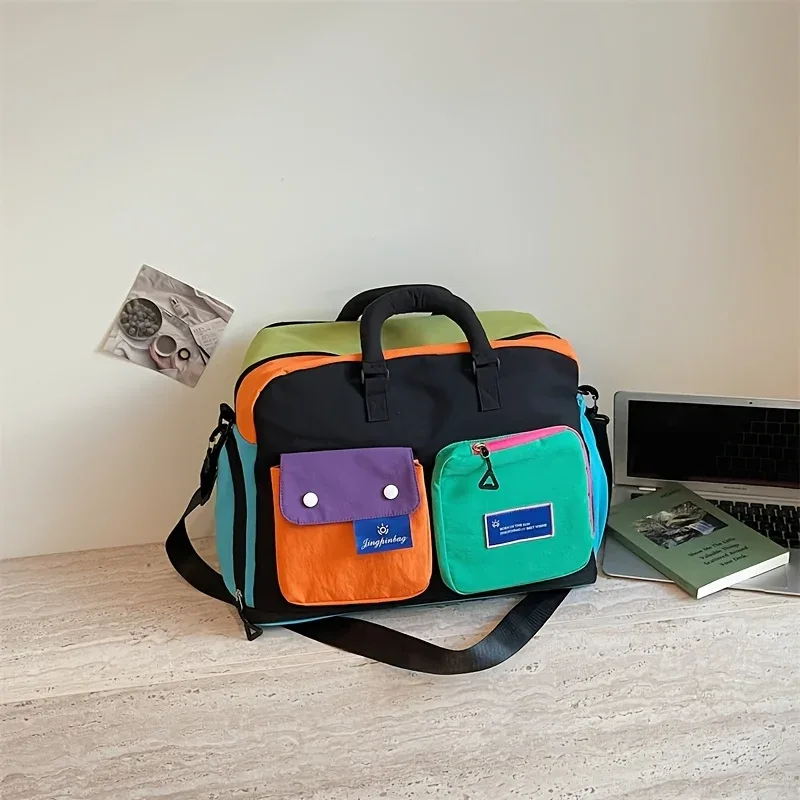 [sac bandoulière de voyage] sac à main portable de grande capacité, adapté aux hommes et aux femmes - voyages, sorties, alpinisme