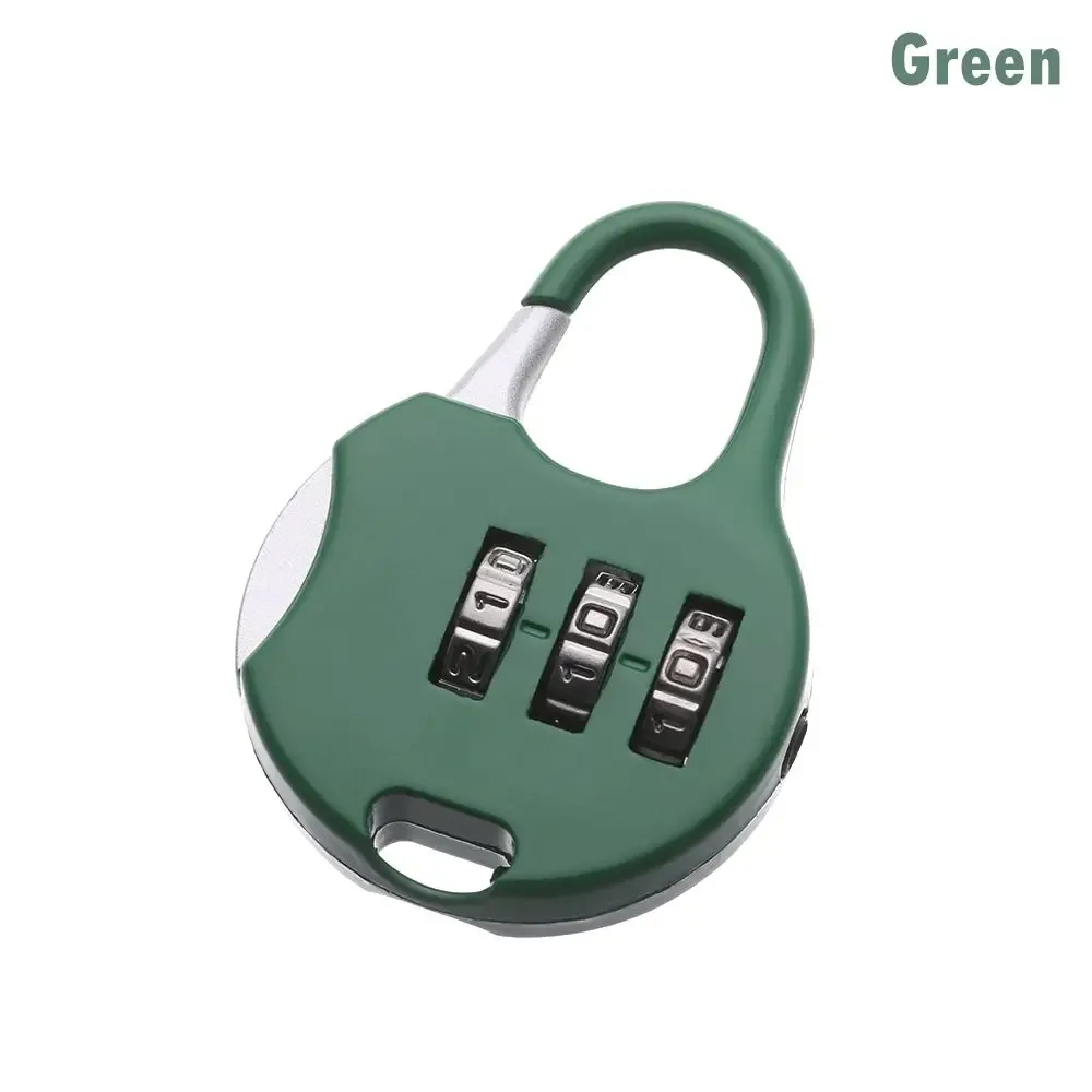 mini cadenas à 3 chiffres en métal, serrure à mot de passe blocode, valise de voyage, protecteur de journal, outil de sécurité, étui de psych, fourniture