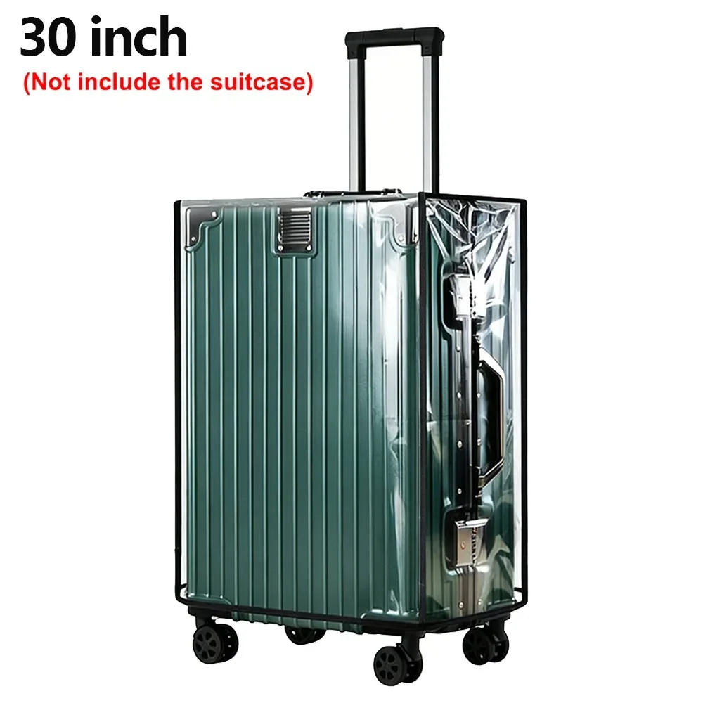 housse de protection pour bagages durable, entièrement transparente, imperméable, anti-poussière, housse de protection pour valise en pvc