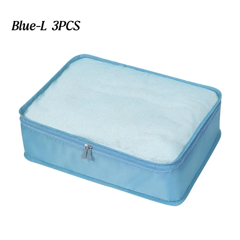 sac de rangement de voyage multifonction compressible, 1/3 pièces, sac de rangement de voyage étanche, organisateur de bagages portable, 3 tailles s m l