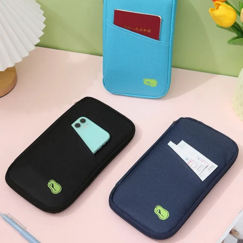 porte-documents de voyage multifonctionnel de style portefeuille pour hommes et femmes, sac de rangement pour passeport, vente en gros, stock disponible