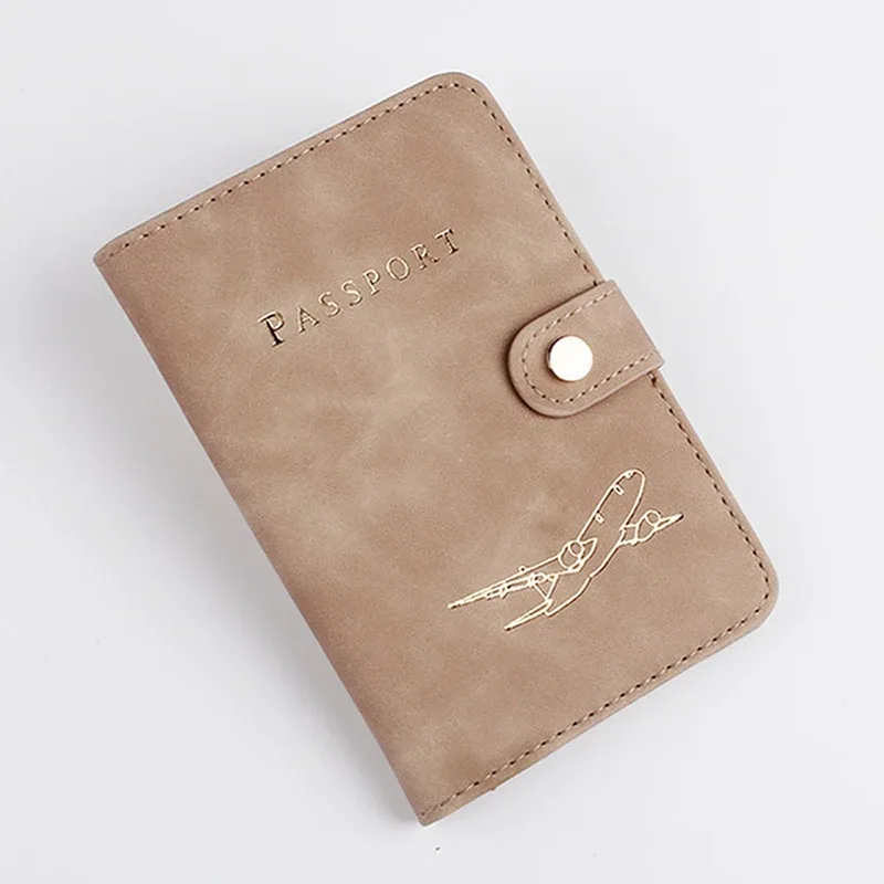 porte-passeport à motif d'avion, étui de voyage étanche pour passeport, portefeuille pour cartes de crédit, pochette pour documents de voyage pour femmes et hommes