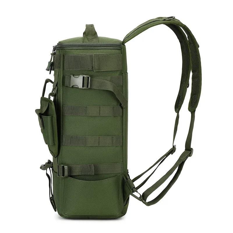 sac à dos tactique multifonctionnel vert militaire pour hommes, sac étanche de grande capacité pour voyage en plein air, alpinisme, équipement de camping et de randonnée