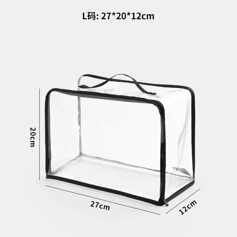 housse de protection anti-poussière pour sacs à main, sac de rangement cubique transparent, tissu non tissé moderne et minimaliste pour le rangement de la chambre