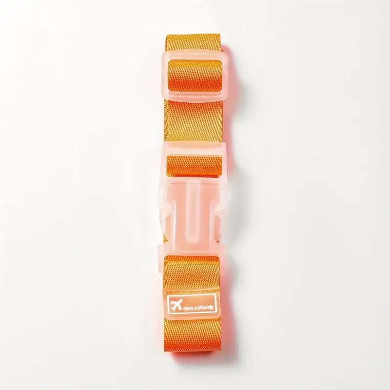 10 sangles de bagages de voyage aux couleurs vives, en polyester durable, réglables, à libération rapide, légères, faciles à utiliser, couleurs assorties bleu orange