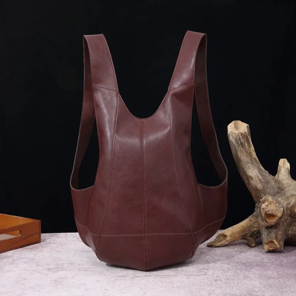 sacs à dos à rivets en cuir souple, design de luxe super cool, grande capacité, en pu, résistants à l'usure, punk, unisexe
