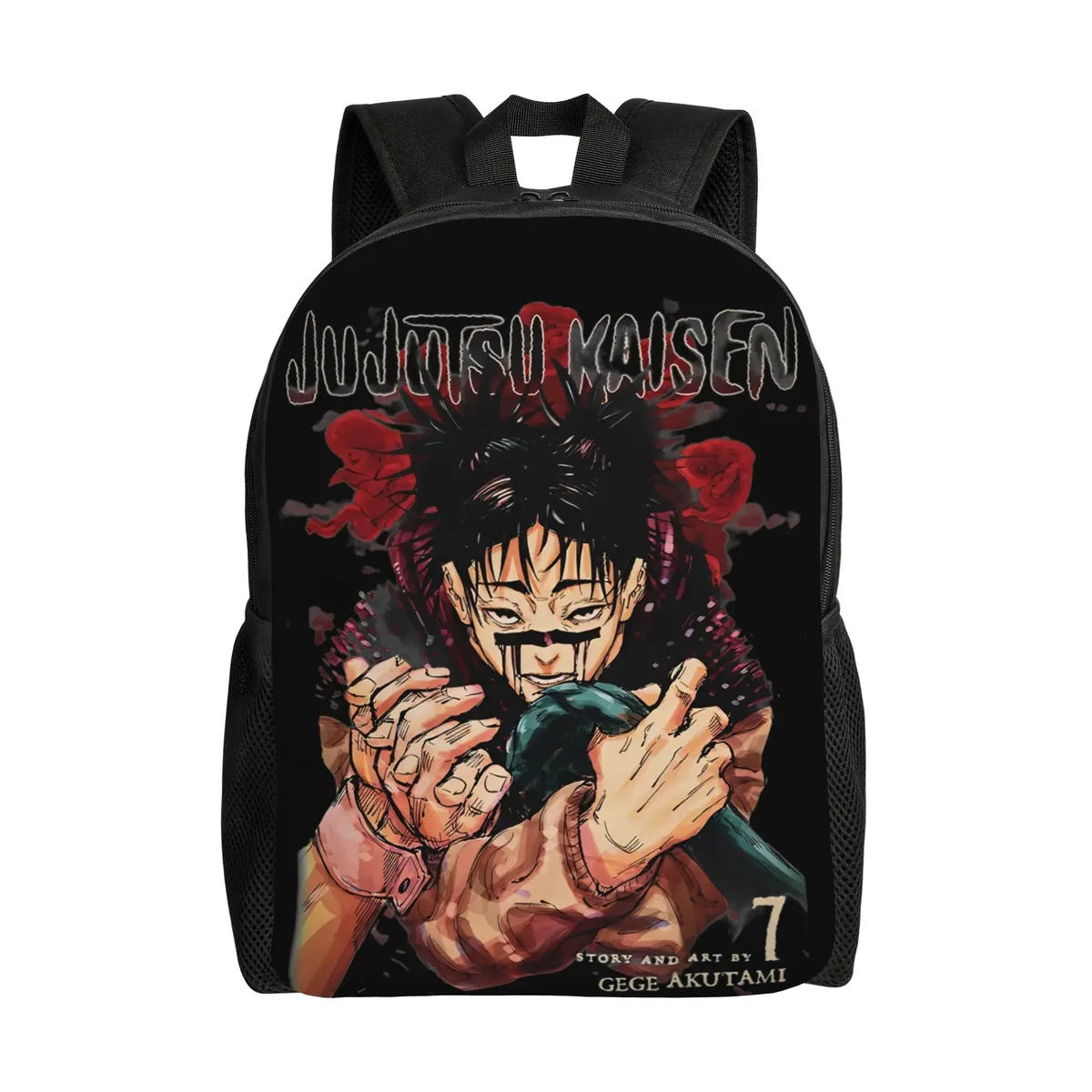 sac à dos manga gojo satoru pour hommes, femmes, adolescents, étudiants, sac de travail, sac à bandoulière jujutsus kaisens, sac à dos d'université, sac de sport