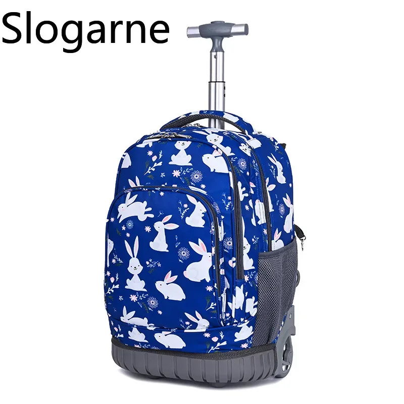 24 pouces école sac à dos roulant sacs enfants voyage chariot sac teeangers enfants sac à dos à roulettes pour fille sac d'école avec roues