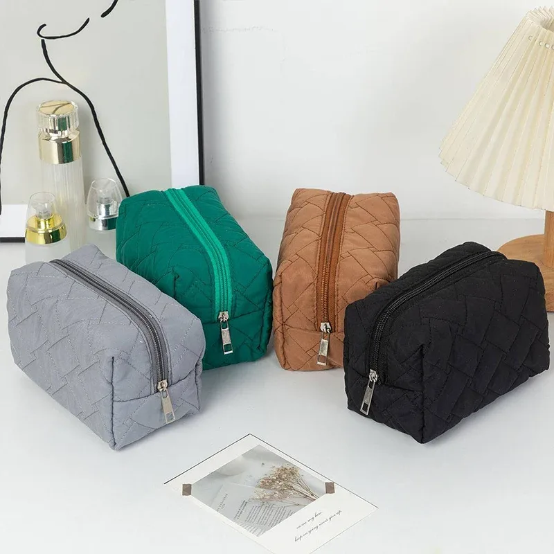 sac de voyage cosmétique, sac de rangement portable pour soins de la peau et articles de toilette, sac de rangement souple simple de grande capacité