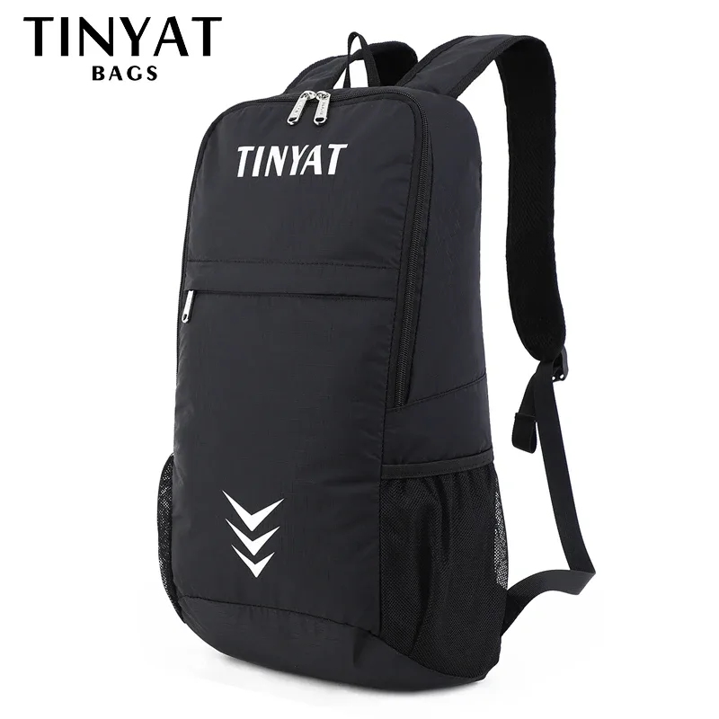 tinyat-sac à dos de sport léger 21l pour hommes, sac de sport pliable de grande capacité, sac à dos masculin polyvalent pour les voyages et l'extérieur