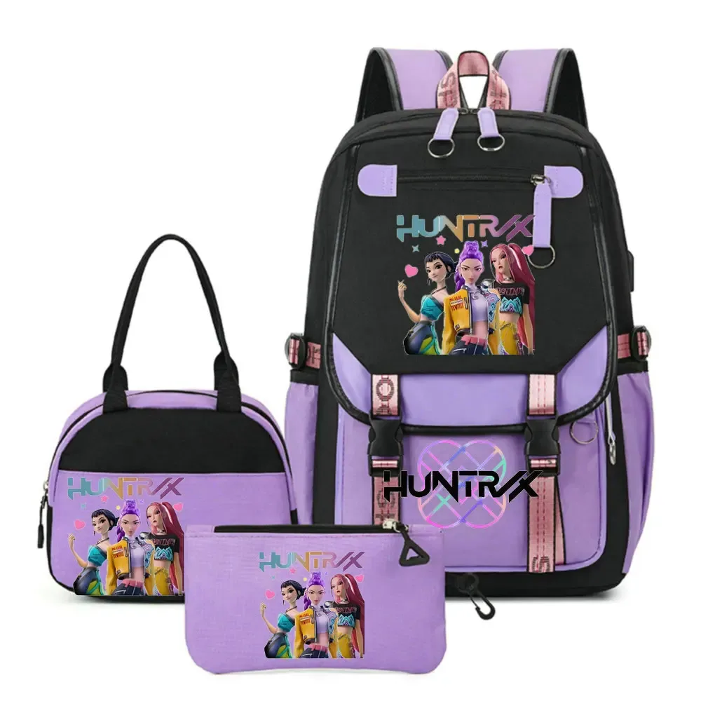 nouveaux sacs à dos kpop demon hunters, sac d'école pour garçons et filles, sac à dos pour ordinateur portable, pour adolescents, filles et femmes, imprimé mochila escolar, cadeau