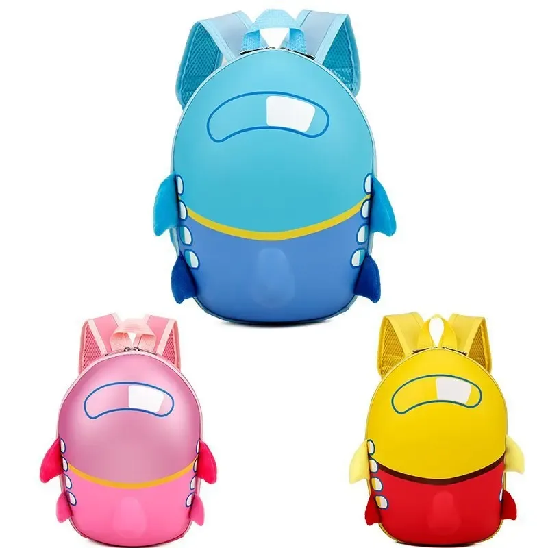 sac d'école en avion eva, sac à dos coquille d'œuf pour enfants, sac à dos mignon de dessin animé