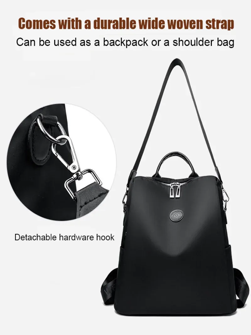 sac à dos multifonctionnel pour femmes, sac à dos de voyage de grande capacité avec sangle pour bagages, sac à dos d'étudiant épaissi